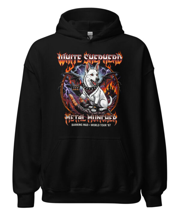 Sweat à capuche Berger Blanc Suisse Metal