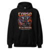 Sweat à capuche Cane Corso – Metal – noir – AMOUR CHIEN
