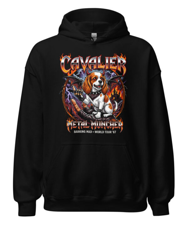 Sweat à capuche Cavalier King Charles Metal
