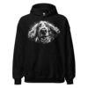 Sweat à capuche Cocker – Black & White – noir – AMOUR CHIEN