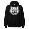Sweat à capuche Bouledogue – Black & White – noir – AMOUR CHIEN