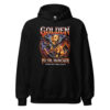 Sweat à capuche Golden Retriever – Metal – noir – AMOUR CHIEN