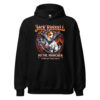 Sweat à capuche Jack Russell – Metal – noir – AMOUR CHIEN