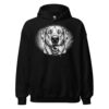 Sweat à capuche Labrador – Black & White – noir – AMOUR CHIEN