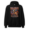 Sweat à capuche Malinois – Metal – noir – AMOUR CHIEN
