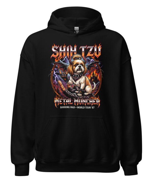 Sweat à capuche Shih Tzu Metal