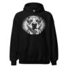 Sweat à capuche Staffie – Black & White – noir – AMOUR CHIEN