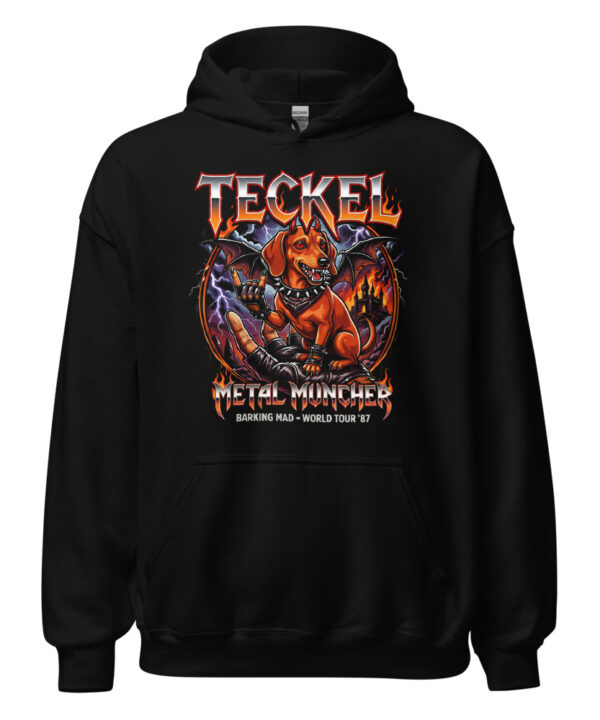 Sweat à capuche Teckel Metal