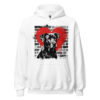 Sweat à capuche Akbash – Street Art – blanc – AMOUR CHIEN