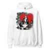 Sweat à capuche Basset Hound – Street Art – blanc – AMOUR CHIEN