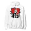 Sweat à capuche Bedlington Terrier – Street Art – blanc – AMOUR CHIEN