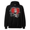 Sweat à capuche Bedlington Terrier – Street Art – noir – AMOUR CHIEN