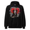 Sweat à capuche Bouvier Bernois – Street Art – noir – AMOUR CHIEN