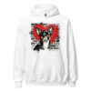 Sweat à capuche Chihuahua – Street Art – blanc – AMOUR CHIEN