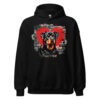Sweat à capuche Rottweiler – Street Art – noir – AMOUR CHIEN