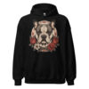Sweat à capuche American Bully – Tattoo – noir – AMOUR CHIEN