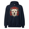 Sweat à capuche American Staff – Tattoo – bleu marine – AMOUR CHIEN