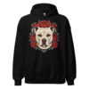 Sweat à capuche American Staff – Tattoo – noir – AMOUR CHIEN