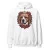 Sweat à capuche Beagle – Tattoo – blanc – AMOUR CHIEN