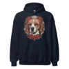 Sweat à capuche Beagle – Tattoo – bleu marine – AMOUR CHIEN