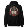 Sweat à capuche Berger des Shetland – Tattoo – noir – AMOUR CHIEN