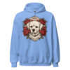Sweat à capuche Bichon Frisé – Tattoo – bleu caroline – AMOUR CHIEN