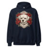 Sweat à capuche Bichon Frisé – Tattoo – bleu marine – AMOUR CHIEN
