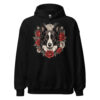 Sweat à capuche Border Collie – Tattoo – noir – AMOUR CHIEN