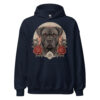 Sweat à capuche Cane Corso – Tattoo n° 2 – bleu marine – AMOUR CHIEN