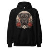 Sweat à capuche Cane Corso – Tattoo n° 2 – noir – AMOUR CHIEN