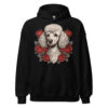 Sweat à capuche Caniche – Tattoo – noir – AMOUR CHIEN