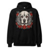 Sweat à capuche Cocker – Tattoo – noir – AMOUR CHIEN