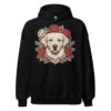 Sweat à capuche Golden Retriever – Tattoo – noir – AMOUR CHIEN