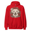 Sweat à capuche Golden Retriever – Tattoo – rouge – AMOUR CHIEN