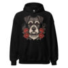 Sweat à capuche Schnauzer – Tattoo – noir – AMOUR CHIEN