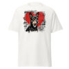 T-shirt Basenji – Street Art – blanc – AMOUR CHIEN