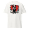 T-shirt Malinois – Street Art – blanc – AMOUR CHIEN