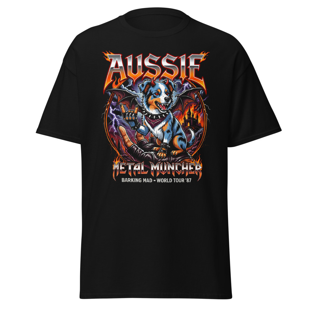 T-shirt Berger Australien – Metal – noir – AMOUR CHIEN
