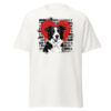 T-shirt Border Collie – Street Art – blanc – AMOUR CHIEN