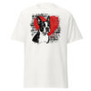 T-shirt Boston Terrier – Street Art – blanc – AMOUR CHIEN