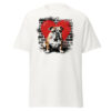 T-shirt Bulldog Anglais – Street Art – blanc – AMOUR CHIEN
