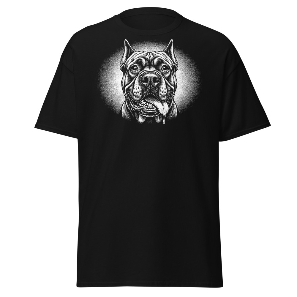 T-shirt Cane Corso – Black & White – noir – AMOUR CHIEN