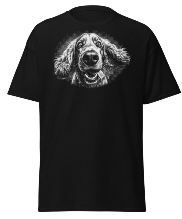 T-shirt Cocker – Black & White – noir – AMOUR CHIEN