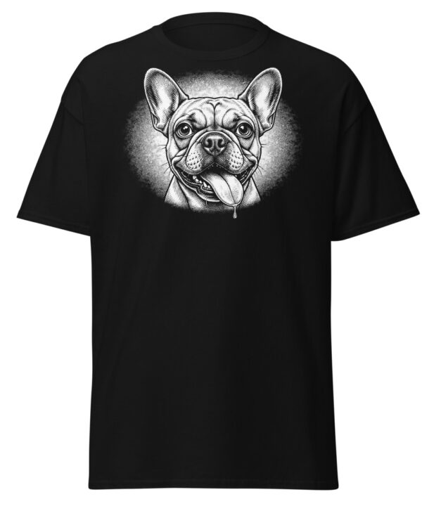 T-shirt Bouledogue – Black & White – noir – AMOUR CHIEN