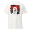 T-shirt Samoyède – Street Art – blanc – AMOUR CHIEN