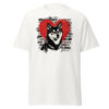 T-shirt Shiba Inu – Street Art – blanc – AMOUR CHIEN