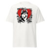 T-shirt Husky – Street Art – blanc – AMOUR CHIEN
