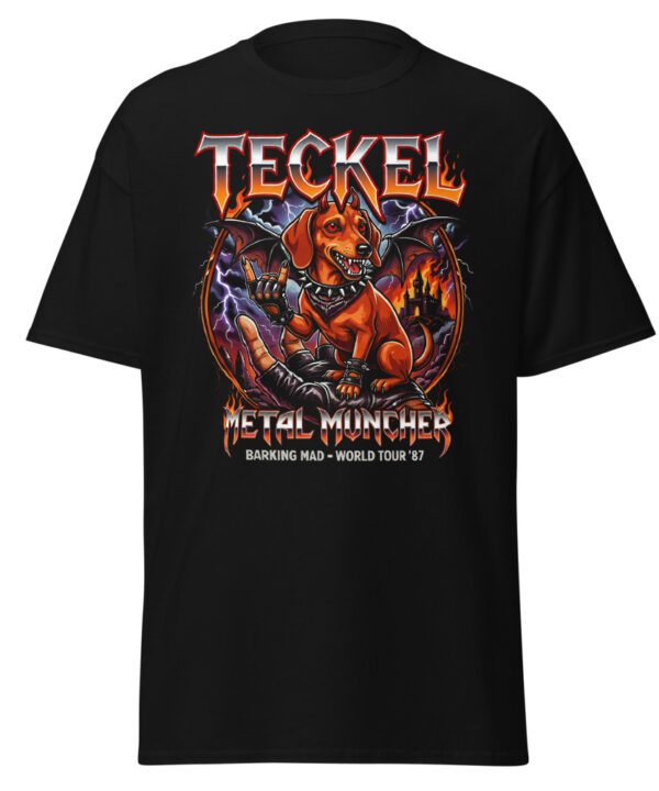 T-shirt Teckel Metal