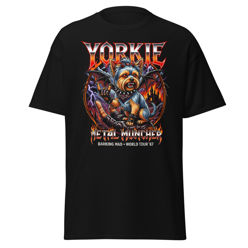 T-shirt Yorkshire – Metal – noir – AMOUR CHIEN