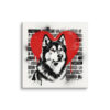 Toile Malamute de l'Alaska – Street Art – AMOUR CHIEN